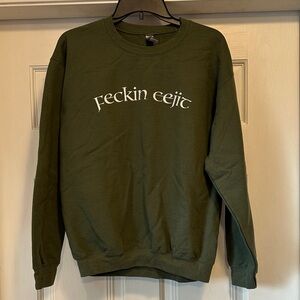 Green Graphic Men's Sweater